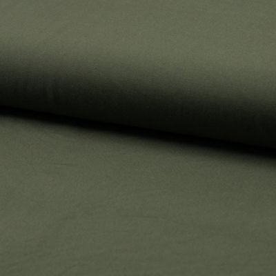 Coupon Tissu Viscose Twill uni Vert kaki - Coupon de 140 cm