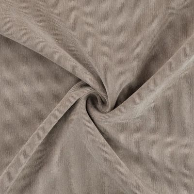 Tissu Velours milleraies uni Beige sable - Par 10 cm