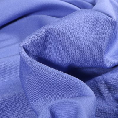 Tissu Viscose extensible uni Bleu - Par 10 cm