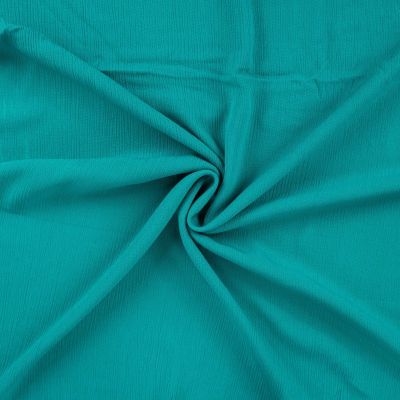 Tissu Crépon de Viscose uni Vert émeraude - Par 10 cm