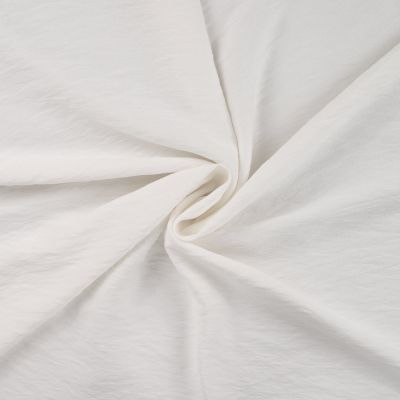 Tissu Viscose nylon uni Blanc - Par 10 cm