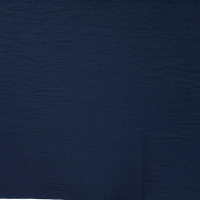 Coupon Tissu Viscose nylon uni Bleu marine - Coupon de 50 cm