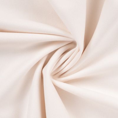 Tissu Drap de manteau Laine uni Ecru - Par 10 cm