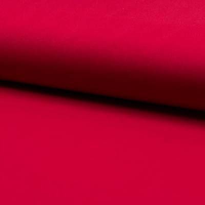 Tissu Bengaline Viscose stretch uni Rouge - Par 10 cm