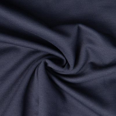 Tissu Jersey Milano brossé uni Bleu marine - Par 10 cm