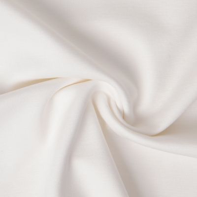 Tissu Jersey Milano brossé uni Ecru - Par 10 cm