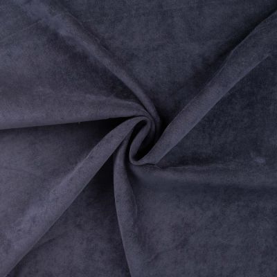 Tissu Velours tissé uni Bleu marine - Par 10 cm