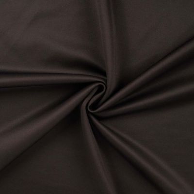 Tissu Jersey Scuba uni Noir profond - Par 10 cm