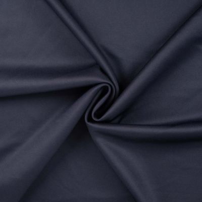 Coupon Tissu Jersey Scuba uni Bleu nuit - Coupon de 30 cm