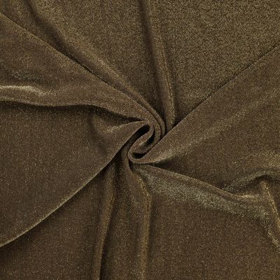 Tissu Maille Lurex Or sur fond Doré - Par 10 cm