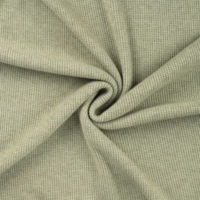 Tissu Maille Jersey Tricot uni Vert - Par 10 cm
