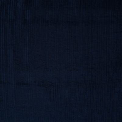 Tissu Mousseline Tencel double couche uni Bleu marine - Par 10 cm