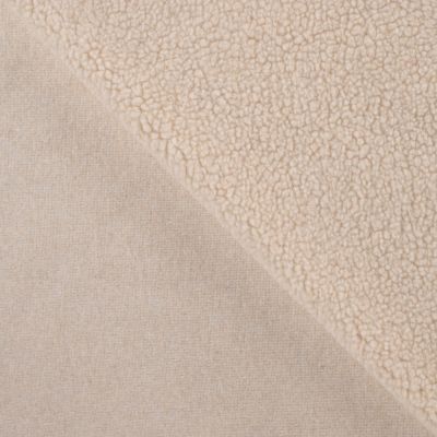 Tissu Fausse fourrure Teddy Bouclettes Lucy Ecru - Par 10 cm