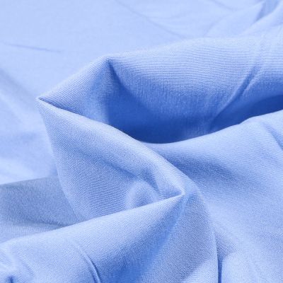 Tissu Viscose légère uni Bleu layette - Par 10 cm