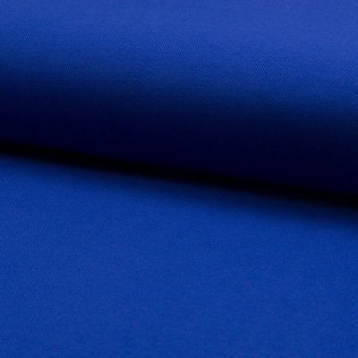 Tissu Jersey Piqué de coton spécial Polo Bleu roi - Par 10 cm