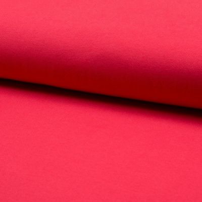 Tissu Jersey Piqué de coton spécial Polo Rouge - Par 10 cm