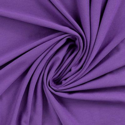 Tissu Jersey Viscose uni Lia Violet - Par 10 cm