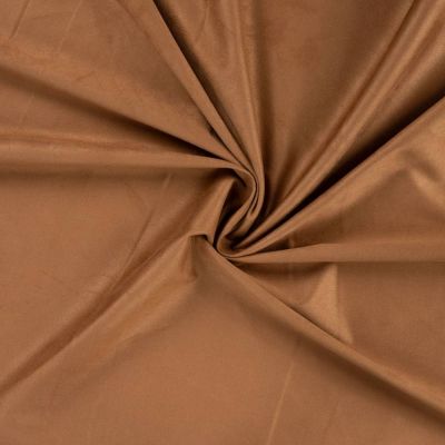 Tissu suédine double face Marron clair - Par 10 cm