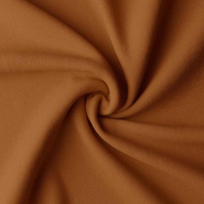 Tissu Coton enduit uni Noisette - Par 10 cm