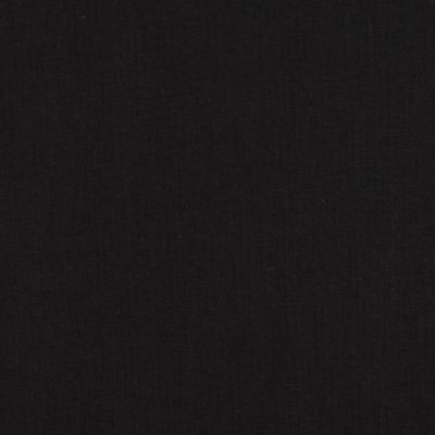 Coupon Tissu Coton enduit uni Noir - Coupon de 30 cm