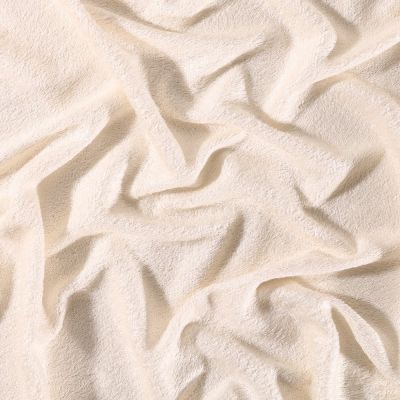 Coupon Tissu Eponge Bébé Bambou Tout doux Ecru - Coupon de 60 cm