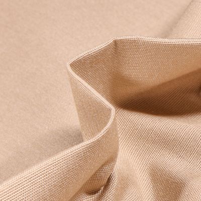 Tissu Toile extérieure uni Grande Largeur Dralon Beige - Par 10 cm