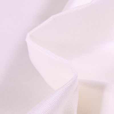 Tissu Toile extérieure uni Grande Largeur Dralon Blanc - Par 10 cm