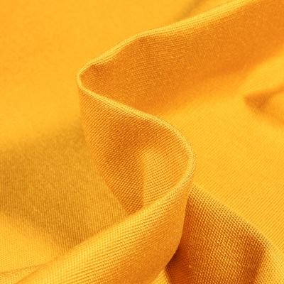 Tissu Toile extérieure uni Grande Largeur Dralon Jaune curcuma - Par 10 cm