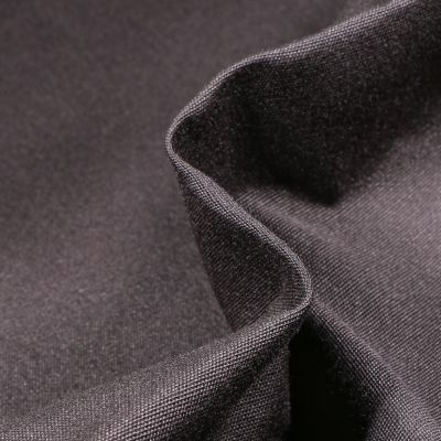 Tissu Toile extérieure uni Grande Largeur Dralon Noir - Par 10 cm