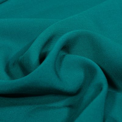 Tissu Viscose uni Poppy Vert émeraude - Par 10 cm