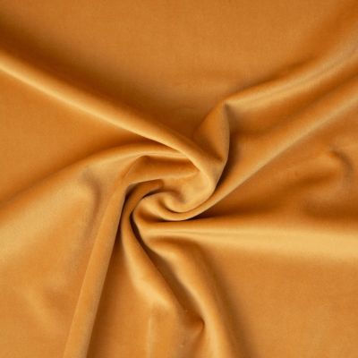 Tissu Velours ras d&#039;ameublement uni Or - Par 10 cm