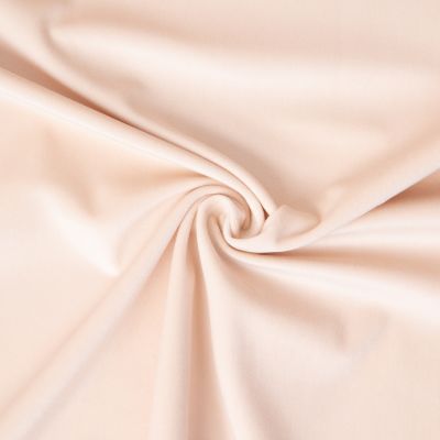 Tissu Velours ras d&#039;ameublement uni Ivoire - Par 10 cm