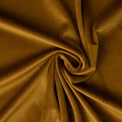 Tissu Velours ras d&#039;ameublement uni Bronze - Par 10 cm