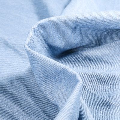 Tissu Jean épais  Bleu clair - Par 10 cm