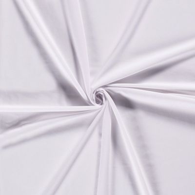 Tissu Gabardine de Viscose extensible Carmina uni Blanc - Par 10 cm