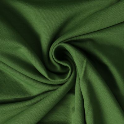Tissu Sweat léger Soline uni Vert - Par 10 cm