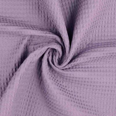 Tissu Nid d&#039;abeille uni Lilas - Par 10 cm