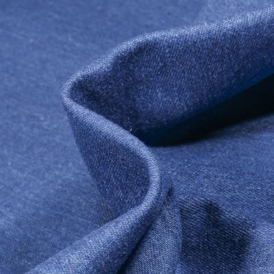 Tissu  Jeans Rachel sur fond Bleu - Par 10 cm
