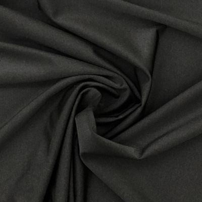 Tissu Lycra brillant Noir - Par 10 cm