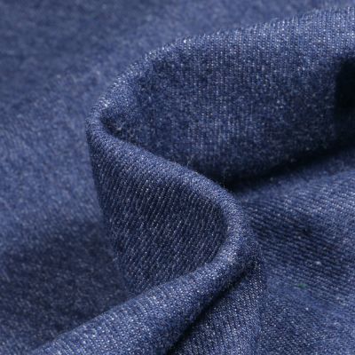 Tissu Jeans épais Bleu nuit - Par 10 cm
