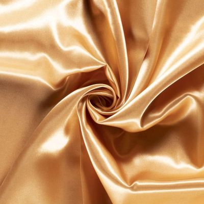 Tissu Satin uni Camel - Au mètre
