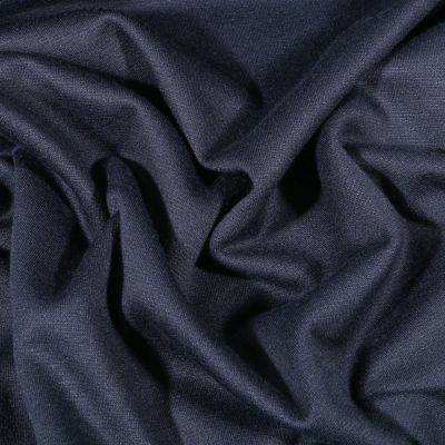 Coupon Tissu Jersey Milano uni Bleu marine - Coupon de 110 cm
