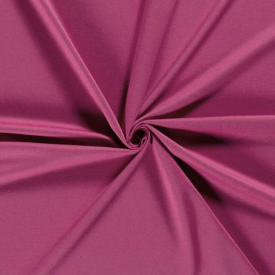 Coupon Tissu Jersey Viscose épais Romana uni Parme - Coupon de 200 cm