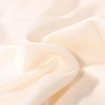 Tissu Maille Heavy chiné sur fond Ecru - Par 10 cm