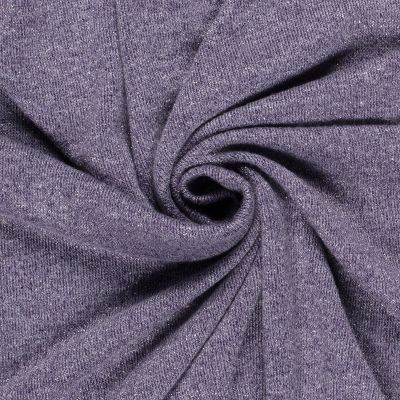Tissu Maille Jersey Lurex uni Violet - Par 10 cm