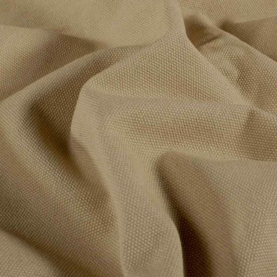 Tissu Toile Canvas d&#039;ameublement uni Beige - Par 10 cm