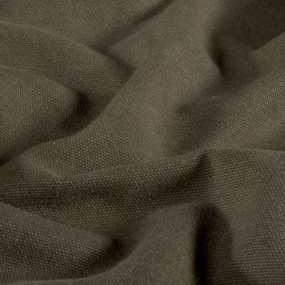 Tissu Toile Canvas d&#039;ameublement uni Gris - Par 10 cm