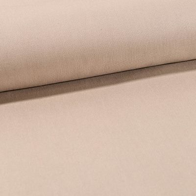 Tissu Toile Coton Canvas uni Beige Clair - Par 10 cm