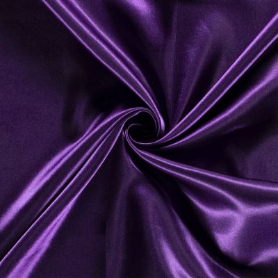 Tissu Satin uni Violet x1m