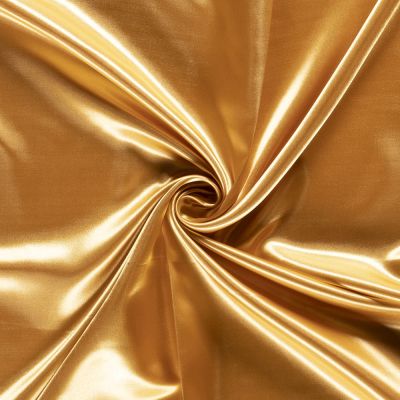 Tissu Satin uni Or x1m
